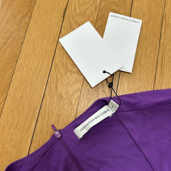 CHRISTOPHER ESBER
Vivenda Drape Front Long Sleeve Dress - Picture 7 of 11